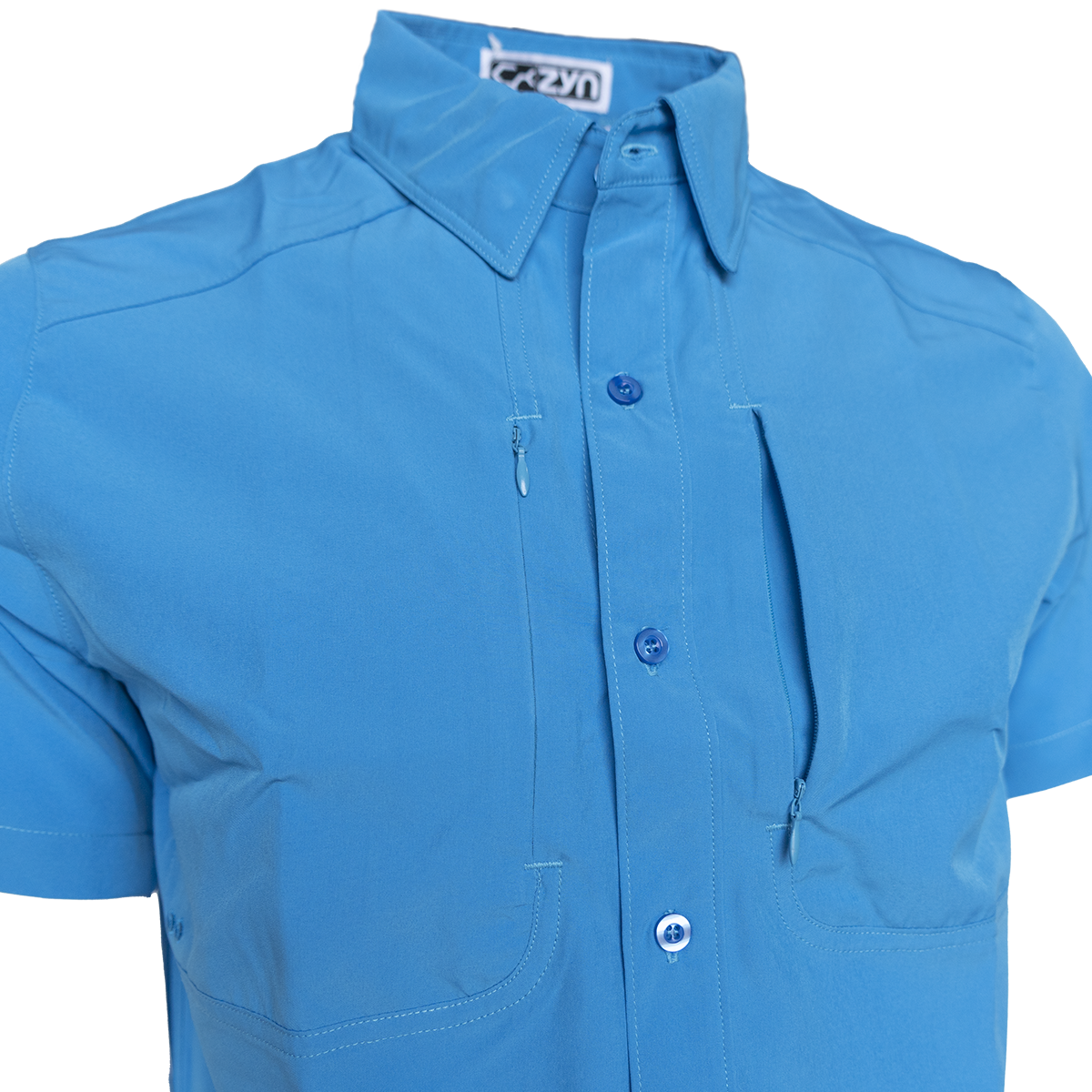 Casual Breeze - Short Sleeve Button Up