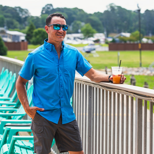 Casual Breeze - Short Sleeve Button Up