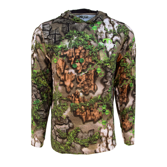 Men's UPF 50 + Camo Long Sleeve Hunting Shirt | Bassdash Hunting Green Leaf / M
