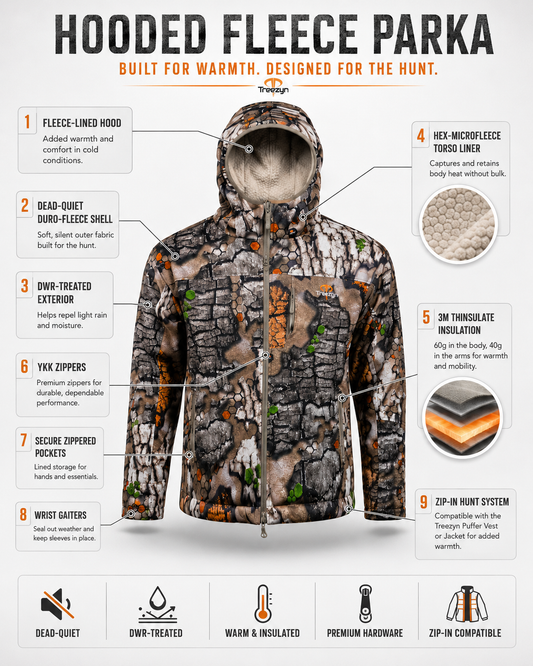 Hooded Fleece Parka