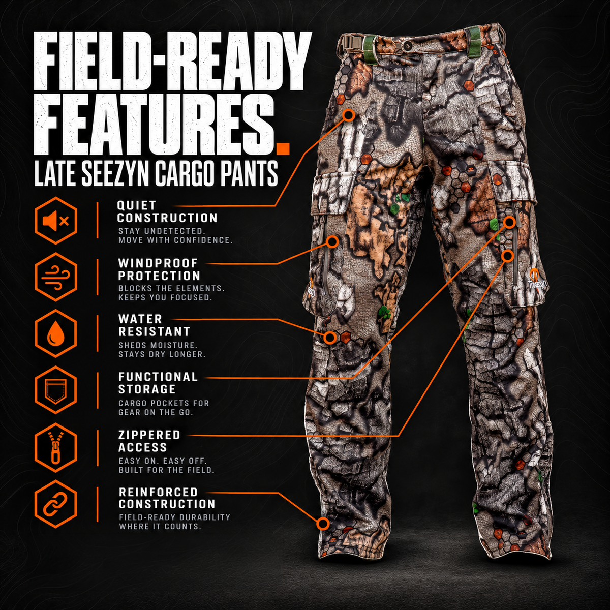 Late Seezyn Lined Cargo Pants