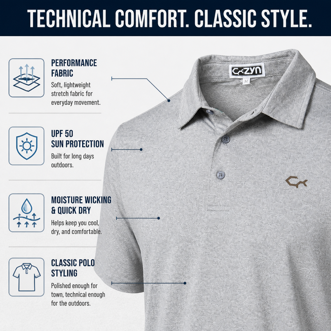 Men's Performance Lightweight Comfort Polo