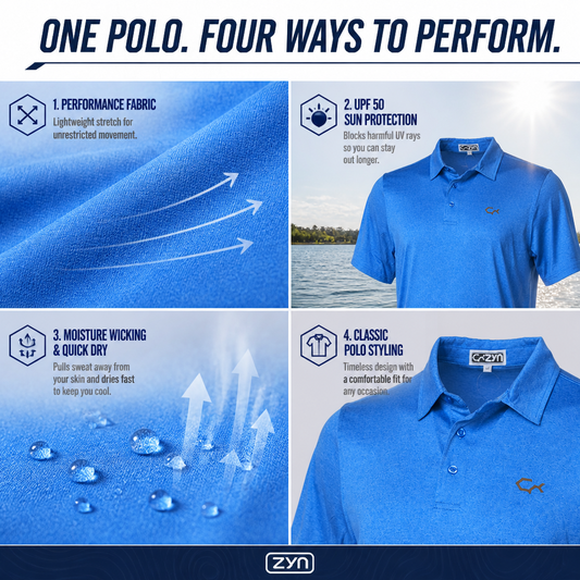Men's Performance Lightweight Comfort Polo