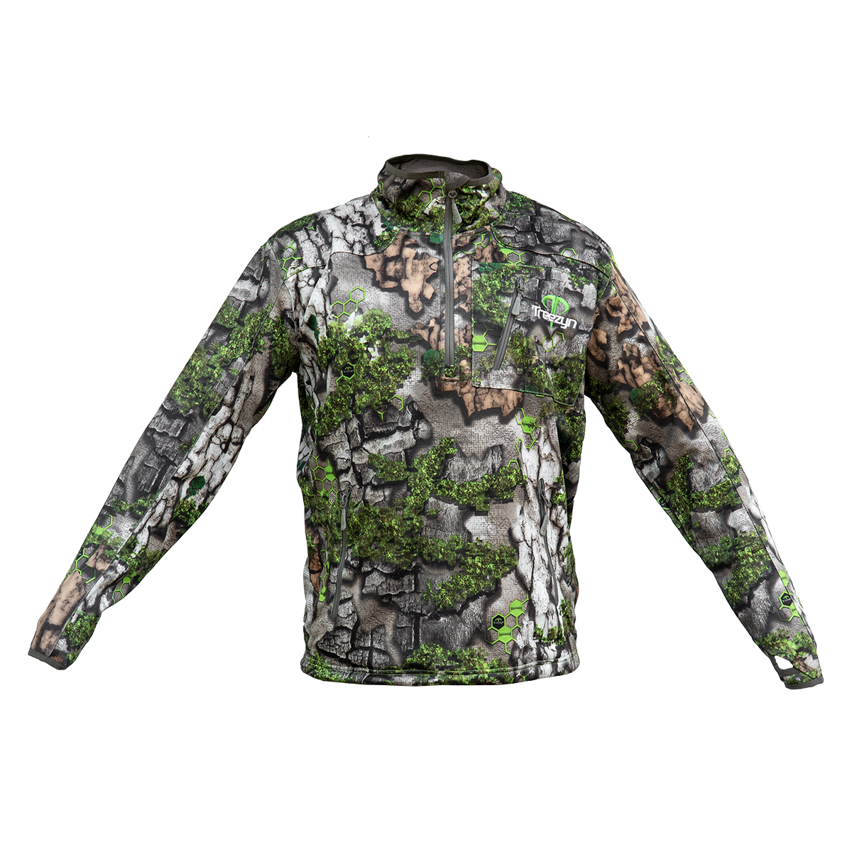Early Seezyn Hunting 1/4 Zip Pullover | Camo Hunting Pullover – Treezyn