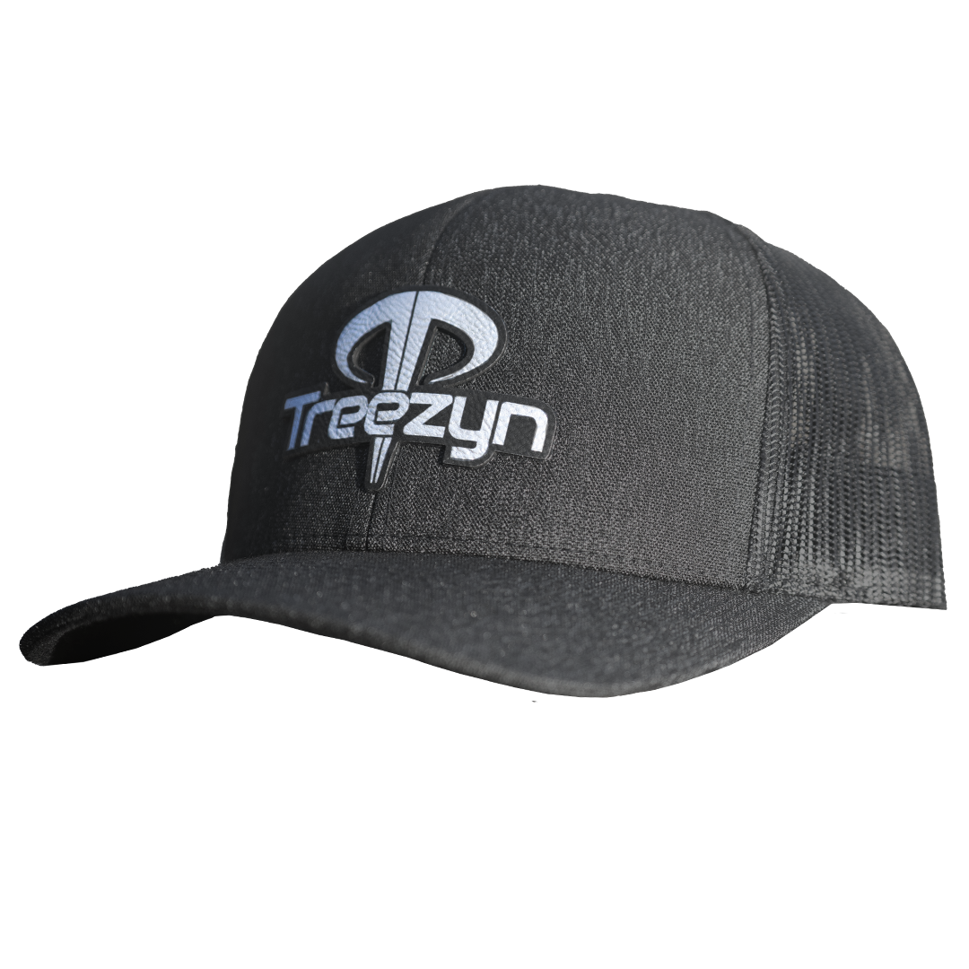 Black Snapback Hat w/Black and Silver patch