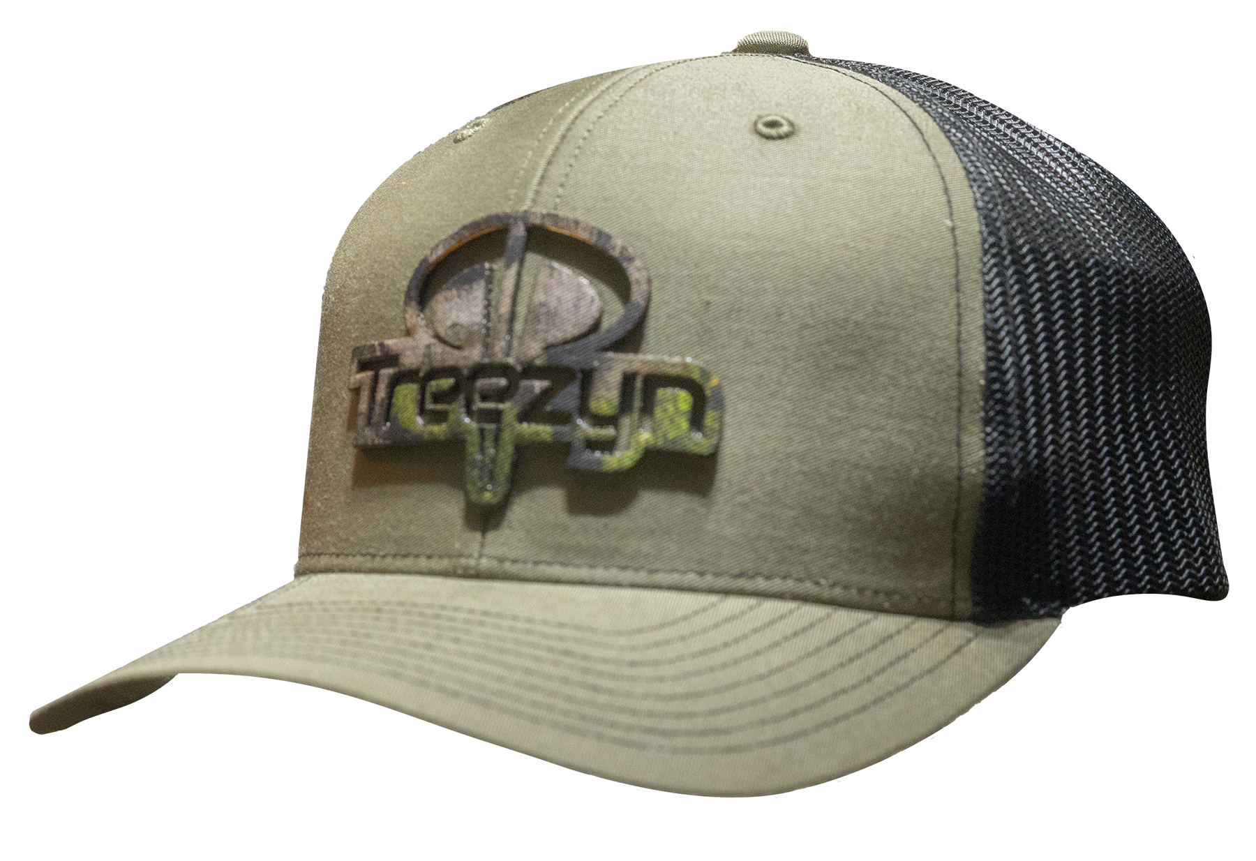 Loden/Black Snapback Hat with ES Camo patch